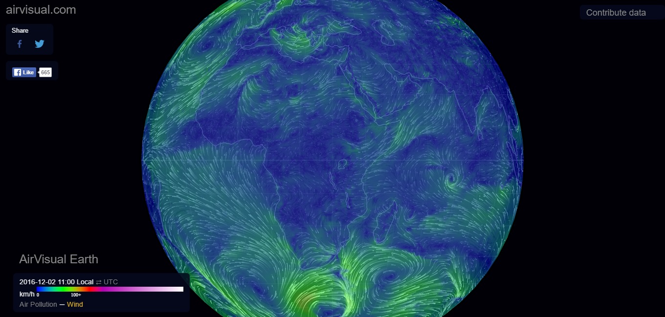 Air visual. Воздух визуально.