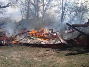 На Волині внук спалив дідову хату